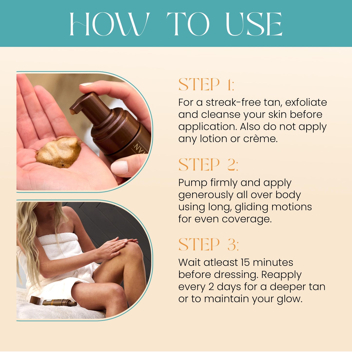 Body Drench QuickTan Self Tanner Mousse - Medium Dark Tan, Sunless Tanning Foam for Body, Natural-Looking Glow, 4.2 oz Beauty & Personal Care Body Drench