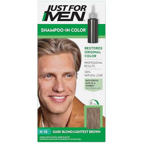 JUST FOR MEN Hair Color H-15 Dark Blond 1 Each (Pack of 10) Beauty & Personal Care Just for Men