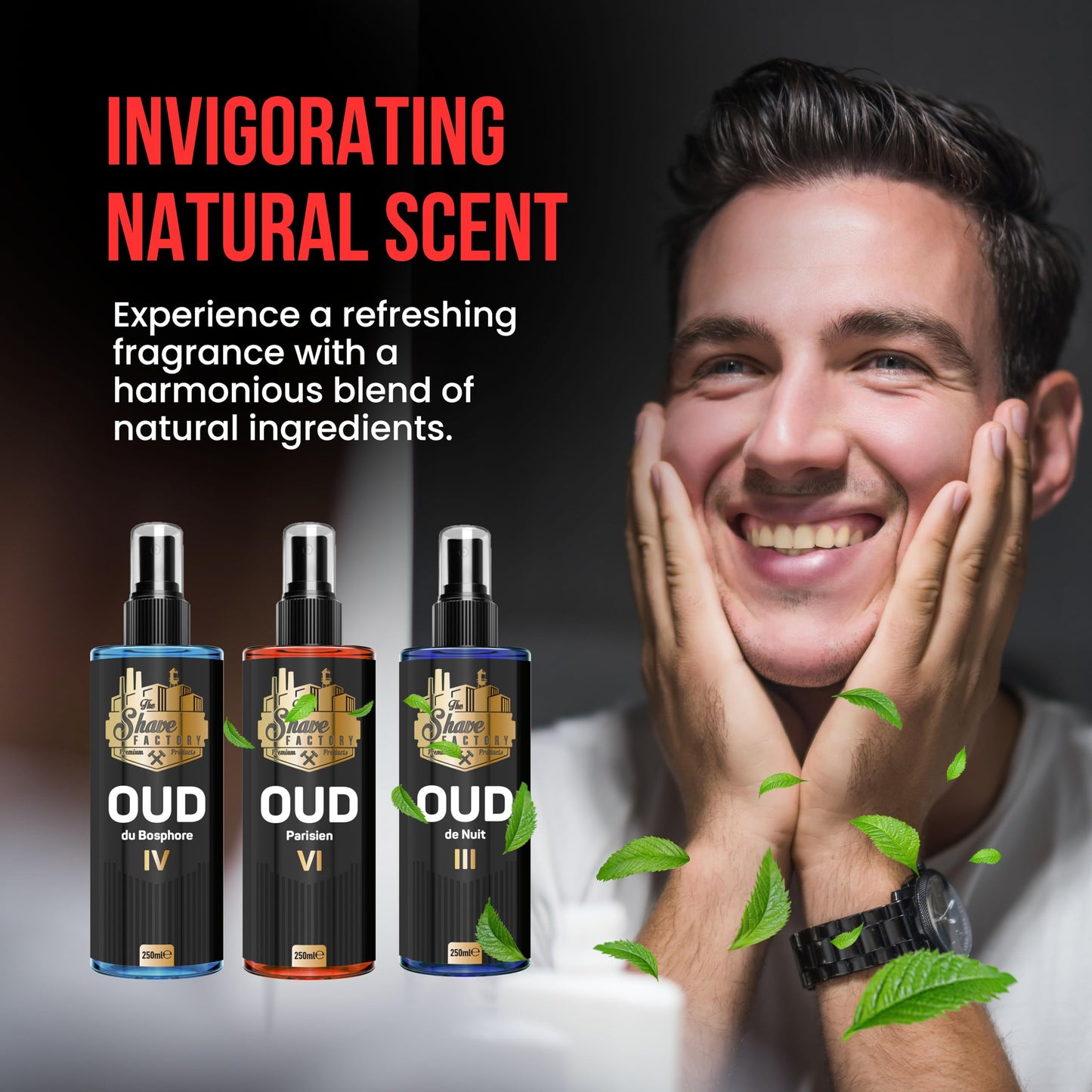 the shave factory After Shave Cologne Series (02 Oud II Classique) Beauty & Personal Care the shave factory