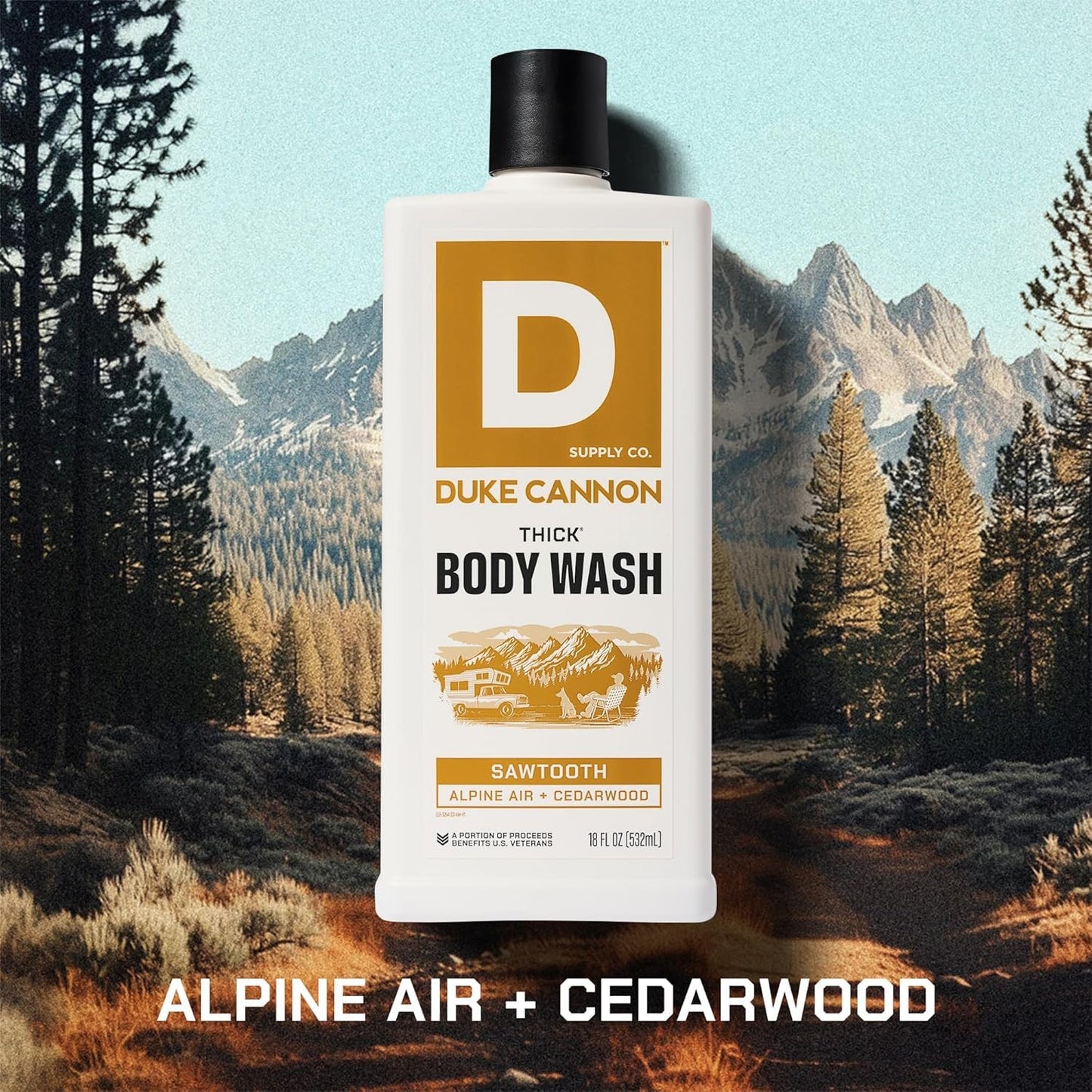 Duke Cannon Supply Co. Mens THICK Body Wash - Free of Sulfate, Paraben, & Phthalates Leaving Skin Soft and Hydrated - High Viscosity Odor Protection Beauty & Personal Care Duke Cannon Supply Co.
