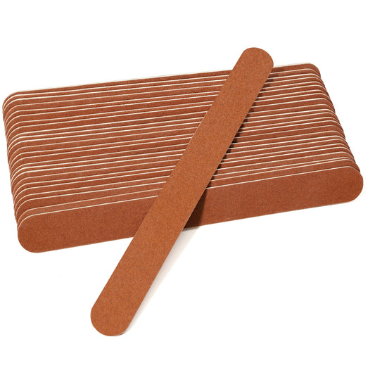 Canvalite Nail File Large Emery Boards for Nails, 180 Grit Nail Files for Natural Nails, Thin Emory Nail File Pack Manicure Tool for Home Use 25PCS Beauty and Personal Care CANVALITE Default Title