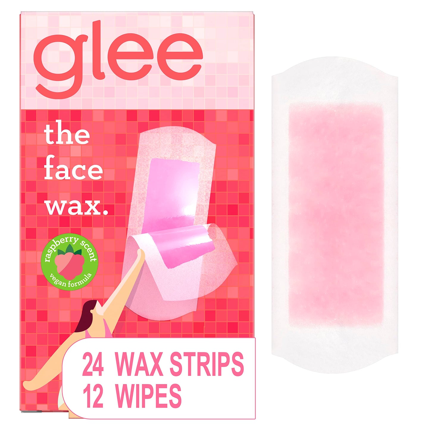 JOY Glee Face Wax Strips Hair Removal - 24 Strips Beauty & Personal Care JOY
