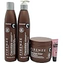 Firenze Professional Cioccolato (CI) Shampoo & Conditioner 10.1 fl oz/300ml + Mask Treatment 13.5 oz/400ml Beauty & Personal Care Firenze Professional