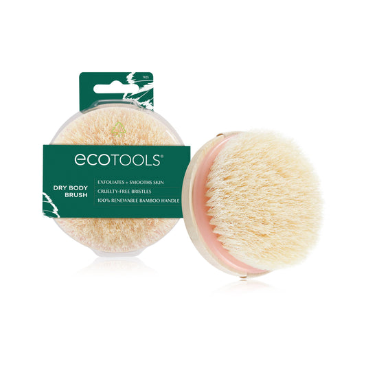 EcoTools Dry Body Brush, Cruelty-Free Bristles Exfoliate & Smooth Skin, Dry Brushing Removes Flaky Skin, May Help Improve Circulation & Tone Beauty and Personal Care EcoTools