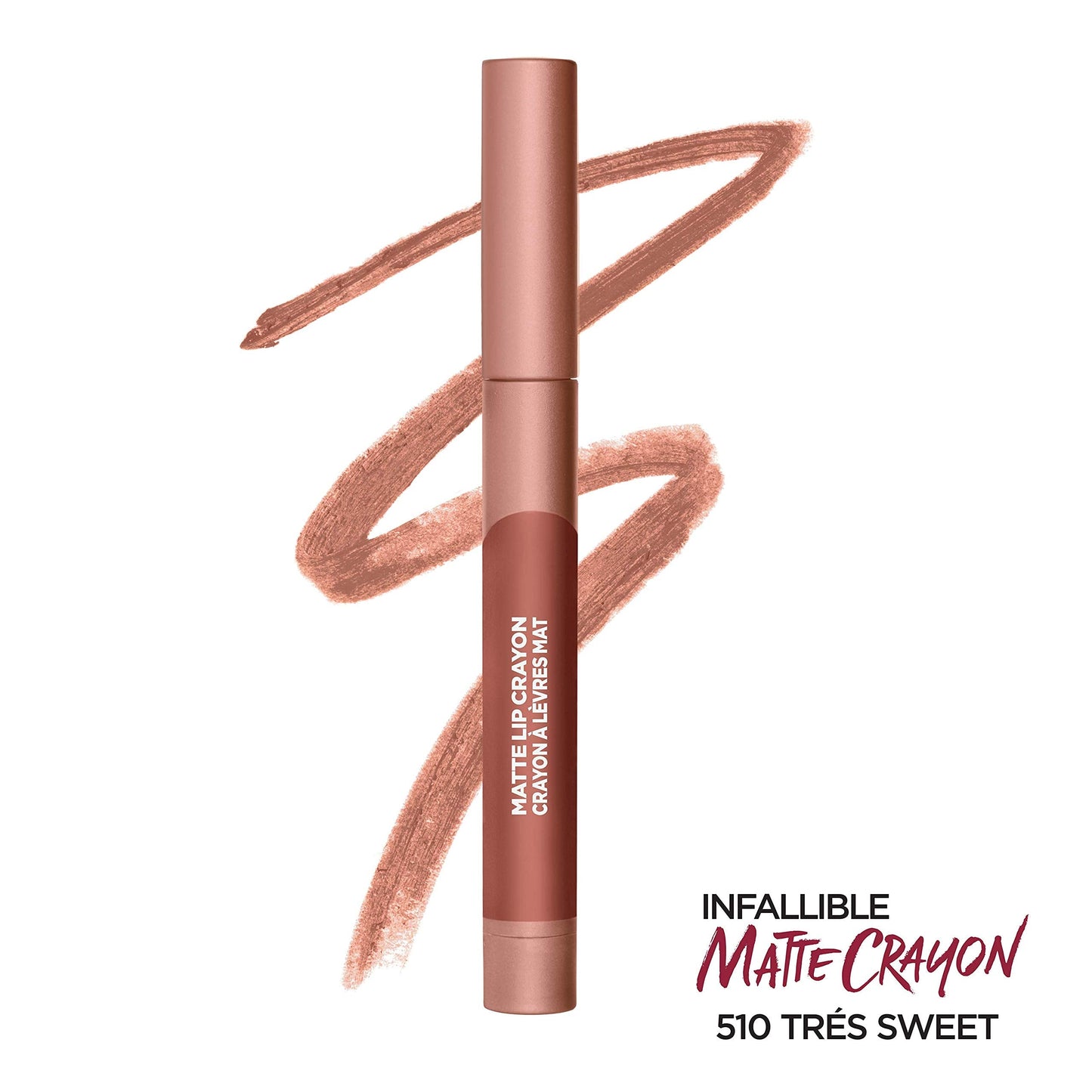 L'Oreal Paris Infallible Matte Lip Crayon, Tres Sweet (Packaging May Vary) Beauty & Personal Care L'Oreal Paris