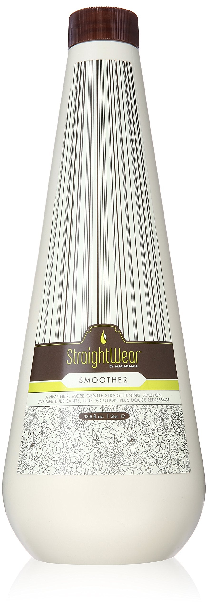 Macadamia Oil Natural Oil Straightwear Smoother Straightening Solution for Unisex - 33.8 oz Smoother Beauty & Personal Care Macadamia Natural Oil
