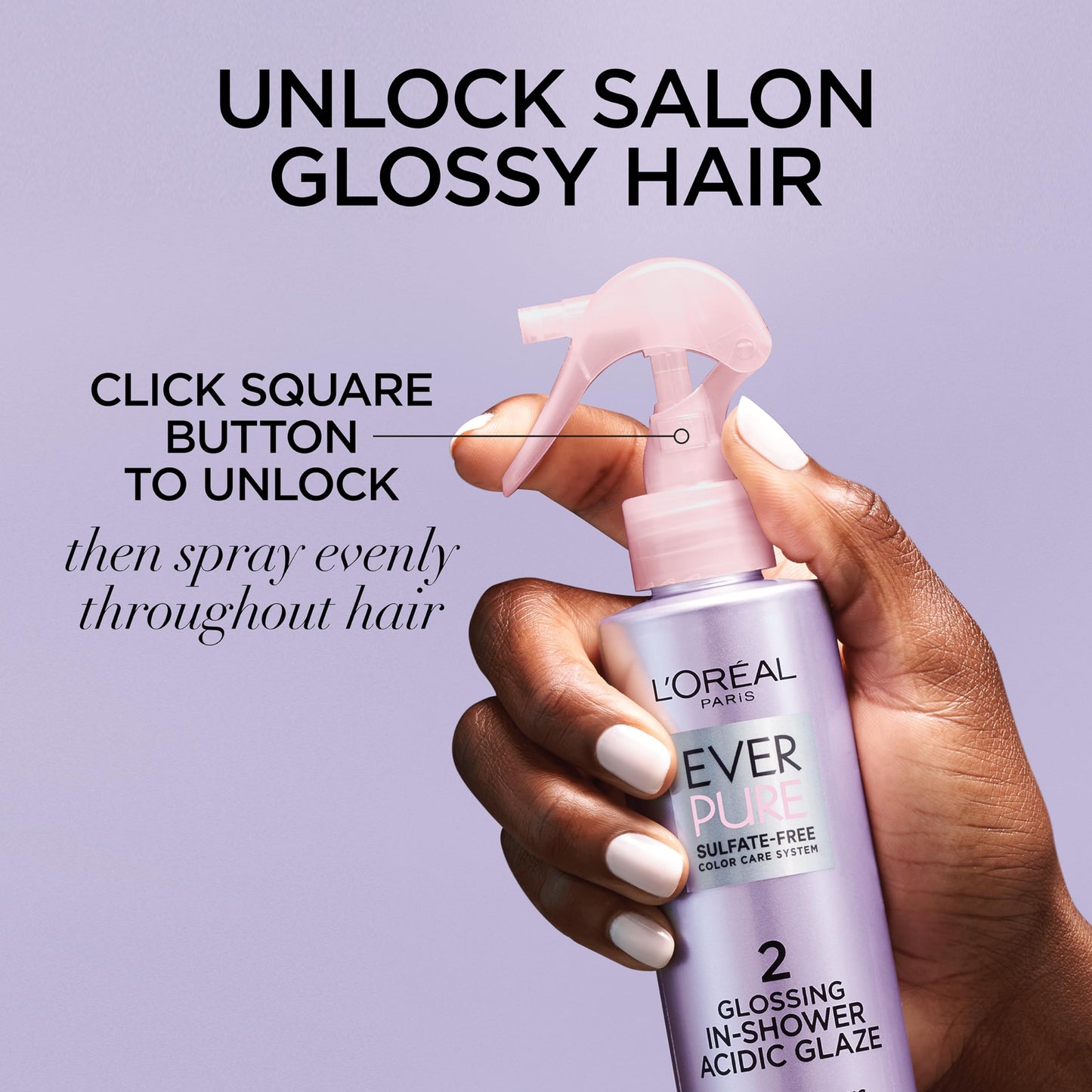 L'Oreal Paris Sulfate Free Glossing In Shower Acidic Glaze, Intensifies Hair Shine & Smoothness, Argan Oil Infused Vegan Hair Care, EverPure, 6.7 Oz Beauty & Personal Care L'Oreal Paris