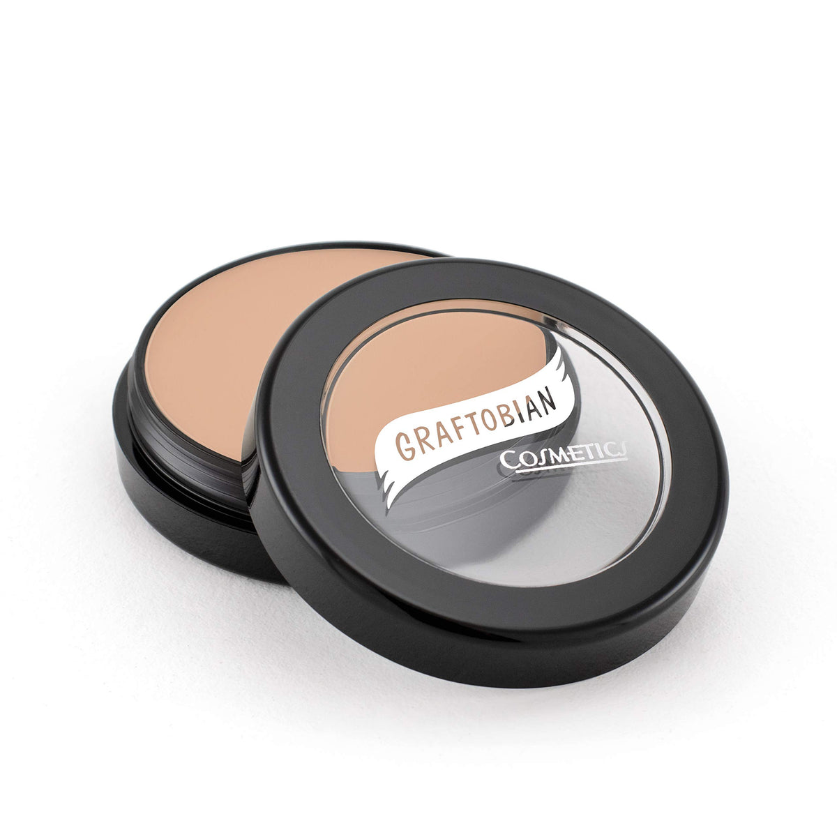 Graftobian HD Glamour Crème Foundation 1/2oz, Weightless Full Coverage Makeup, 65 Inclusive Shades, For All Skin Types, Natural or Full-Glam Looks,