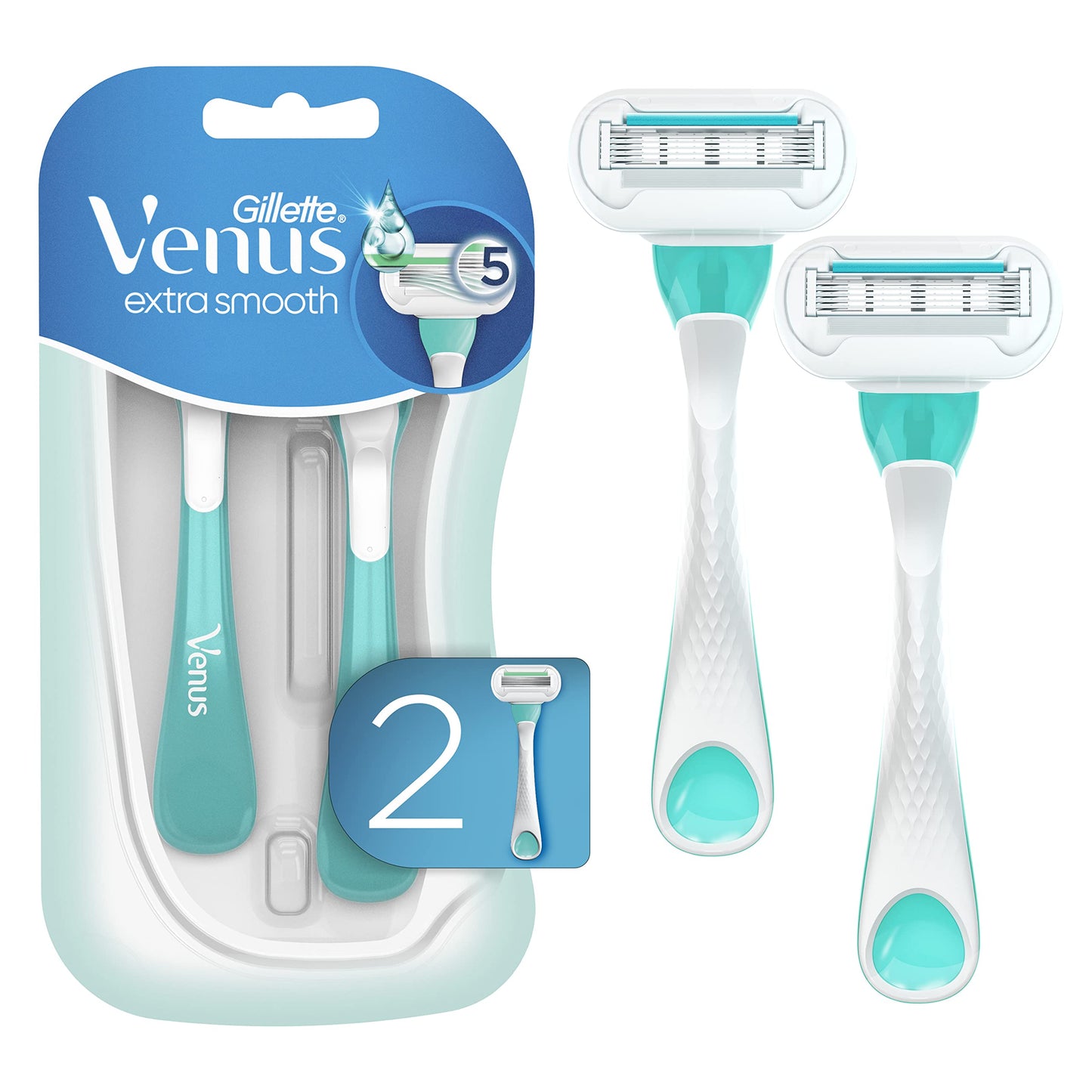 Gillette Venus Razor, 2 Count Beauty and Personal Care Gillette Venus Default Title