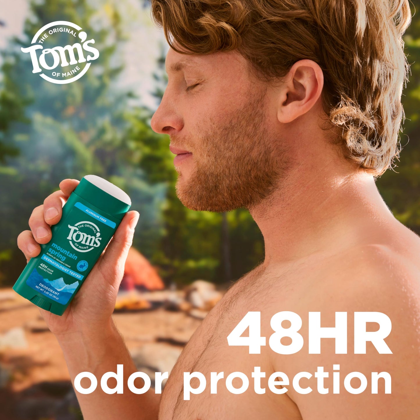 Tom’s of Maine Mountain Spring Natural Deodorant for Men and Women, Aluminum Free, No Artificial Fragrances, Dyes, or Preservatives, Baking Soda Free Beauty and Personal Care Tom's of Maine