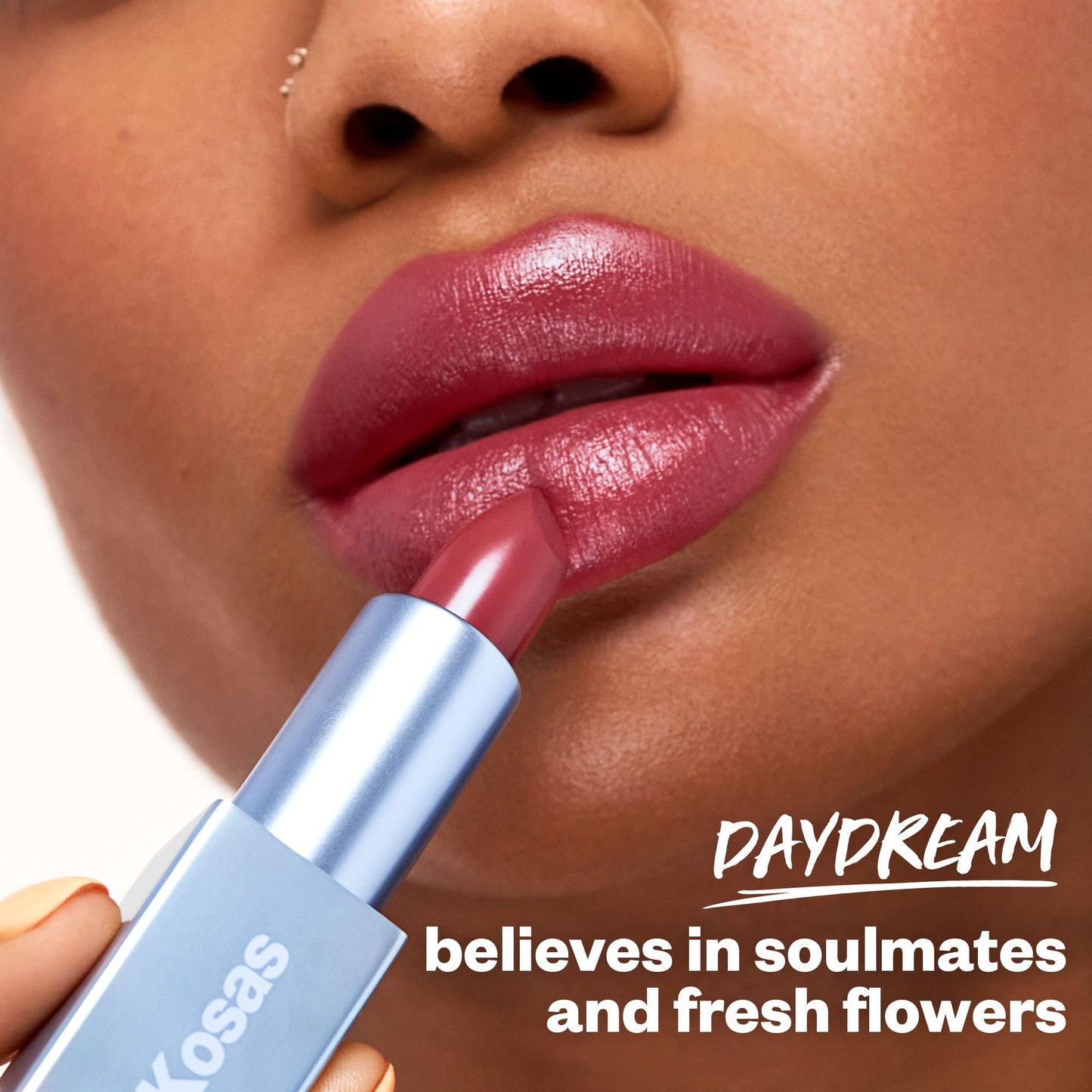 Kosas Weightless Lip Color Nourishing Satin Lipstick - High Impact Lip Color with Clean Formula - Daydream Beauty & Personal Care Kosas