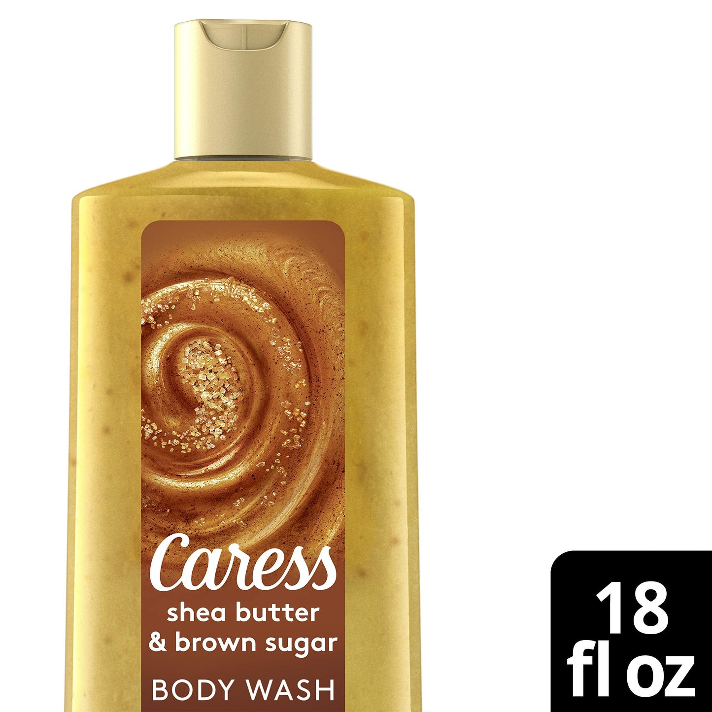Caress Exfoliating Body Wash for Everyday Use Shea Butter & Brown Sugar 18 oz (Pack of 3) Beauty & Personal Care Caress