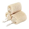 3PCS Natural Loofah Sponge Exfoliating Body Scrubber Sustainable Exfoliating with Egyptian Bath Get Clean Not Just Spread Soap for Face Back Eco Beauty & Personal Care YAFIYGI