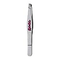 Revlon x Barbie Slant Tip Tweezer, Stainless Steel Hair Removal Makeup Tool (Packaging May Vary) Beauty & Personal Care REVLON