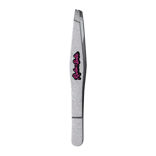 Revlon x Barbie Slant Tip Tweezer, Stainless Steel Hair Removal Makeup Tool (Packaging May Vary) Beauty & Personal Care REVLON