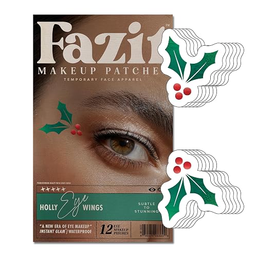 Fazit Makeup Patches - Holly Wings Eye Speckles - Glow Up Make-Up Patches - Cute Glitter Makeup Accessories For Women - Cosmetic Glitter For Face Beauty & Personal Care Fazit