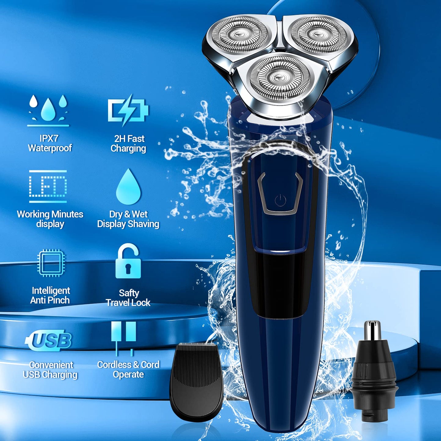 Electric Razor for Men Beauty and Personal Care Gbuild