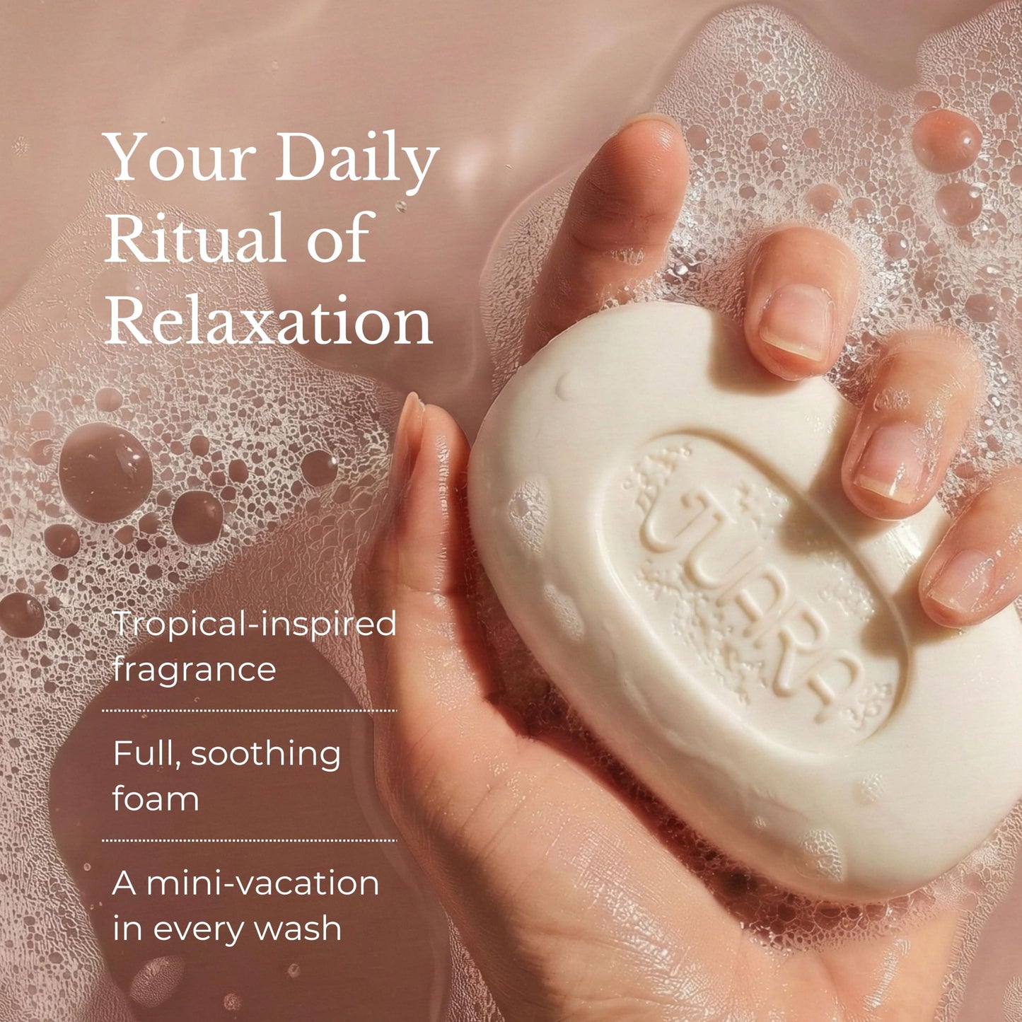 Juara Candlenut Bar Soap - Natural Moisturizing Bar Soap 4.2oz - Body Soap with Shea Butter Mango Moringa Oil - Hand Soap for All Skin Types - Paraben Beauty & Personal Care Juara