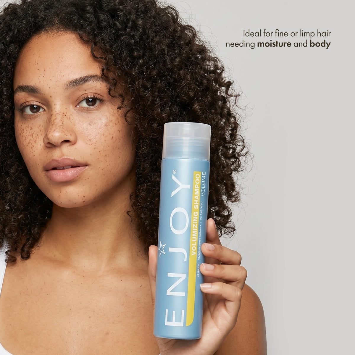 Enjoy Volumizing Shampoo, Weightless Cleanser for Fine and Limp Hair, Adds Remarkable Volume Fullness and Body, pH 5.0-6.0, 10.1 Fl Oz