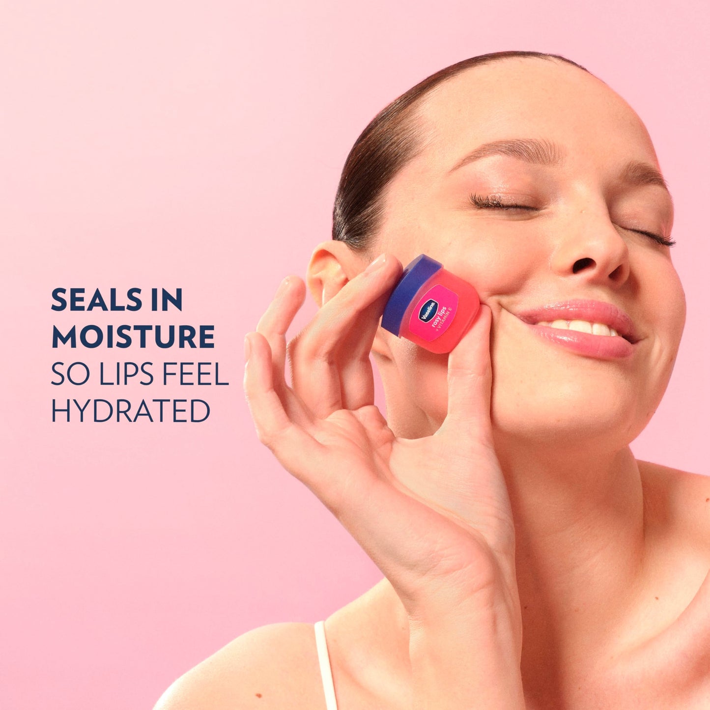 Vaseline Lip Therapy 2 ct Rosy Lips Mini For Dry, Chapped Lips Moisturizing Tinted Lip Balm 0.5 oz Beauty & Personal Care Vaseline