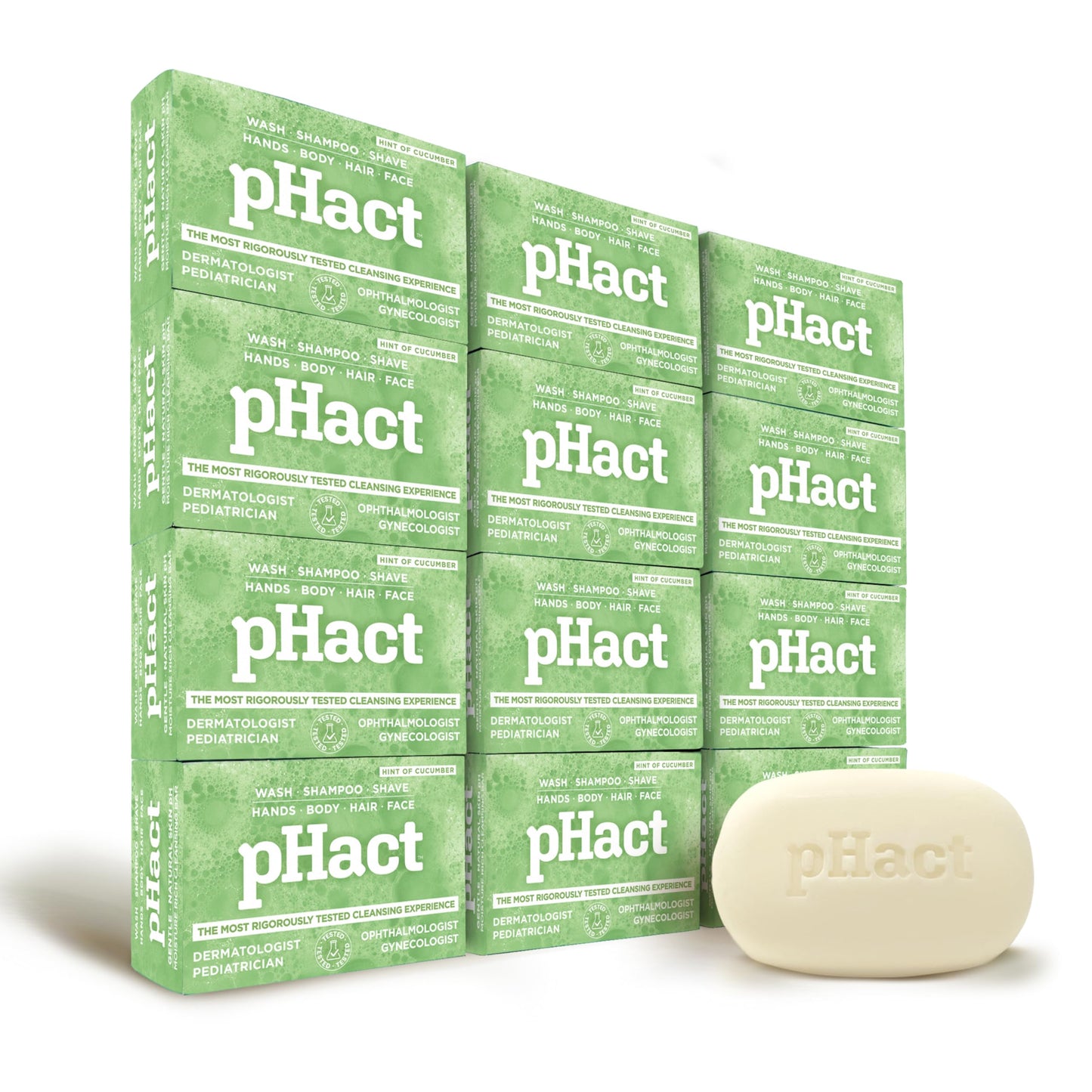 ANDREW LESSMAN pHact Moisture-Rich, Soap-Free Cleansing Bar Cucumber. Natural Skin pH. All Skin Types - Even Sensitive Skin. Hypoallergenic Beauty & Personal Care ANDREW LESSMAN