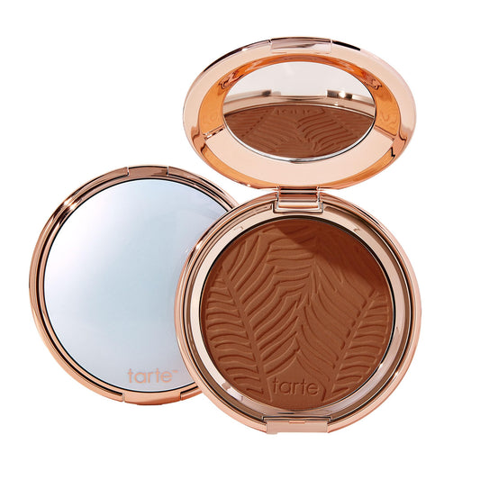 tarte Amazonian clay blurring powder foundation - Buildable Light-to-Medium Coverage, Natural Matte Longwear Finish, Blurs look of Pores, Vegan Beauty & Personal Care tarte