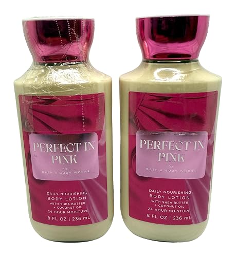 Bath & Body Works Body Perfect In Pink Lotion 8 Ounces Each Pack of 2 Beauty & Personal Care Bath & Body Works