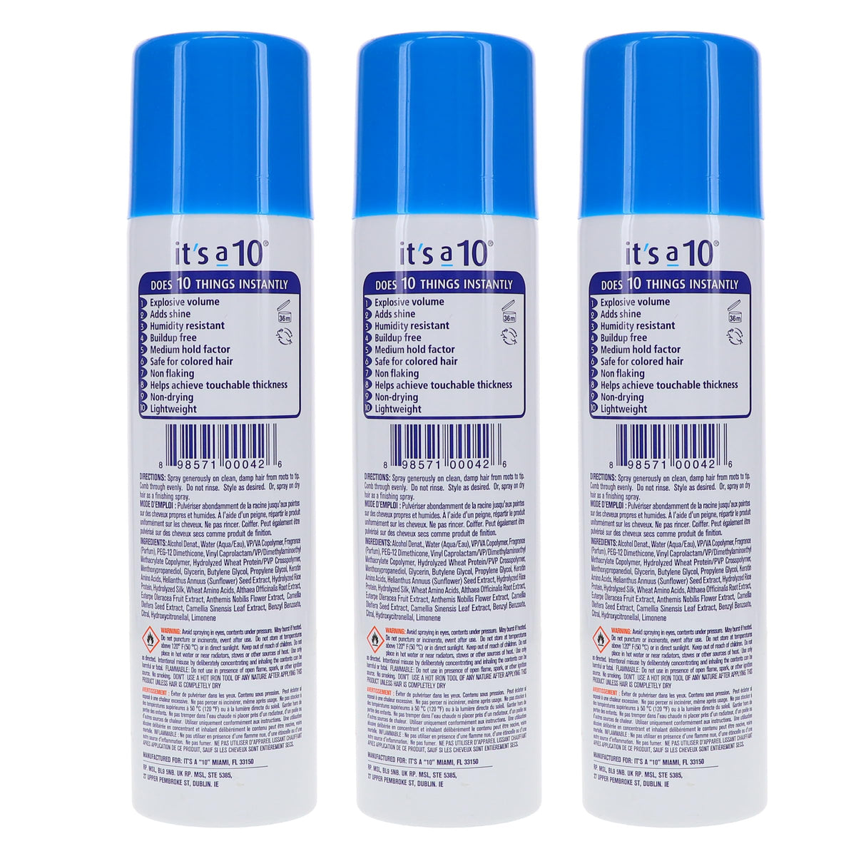 It's a 10 Haircare Miracle Blowdry Volumizer, 6 fl. oz. (Pack of 3) Beauty & Personal Care It's a 10 Haircare