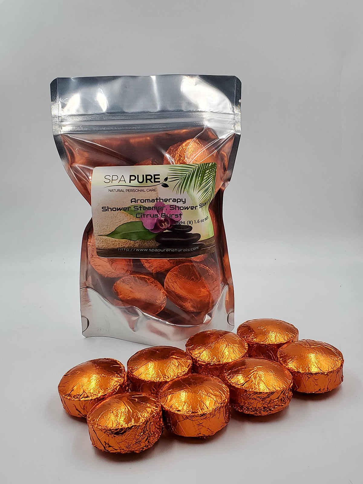 Spa Pure CITRUS Burst Aromatherapy: Shower Bomb Aromatherapy With 100% Natural/Organic Essential Oils - Transform Your Shower - Transform Your Mood… Beauty & Personal Care Spa Pure