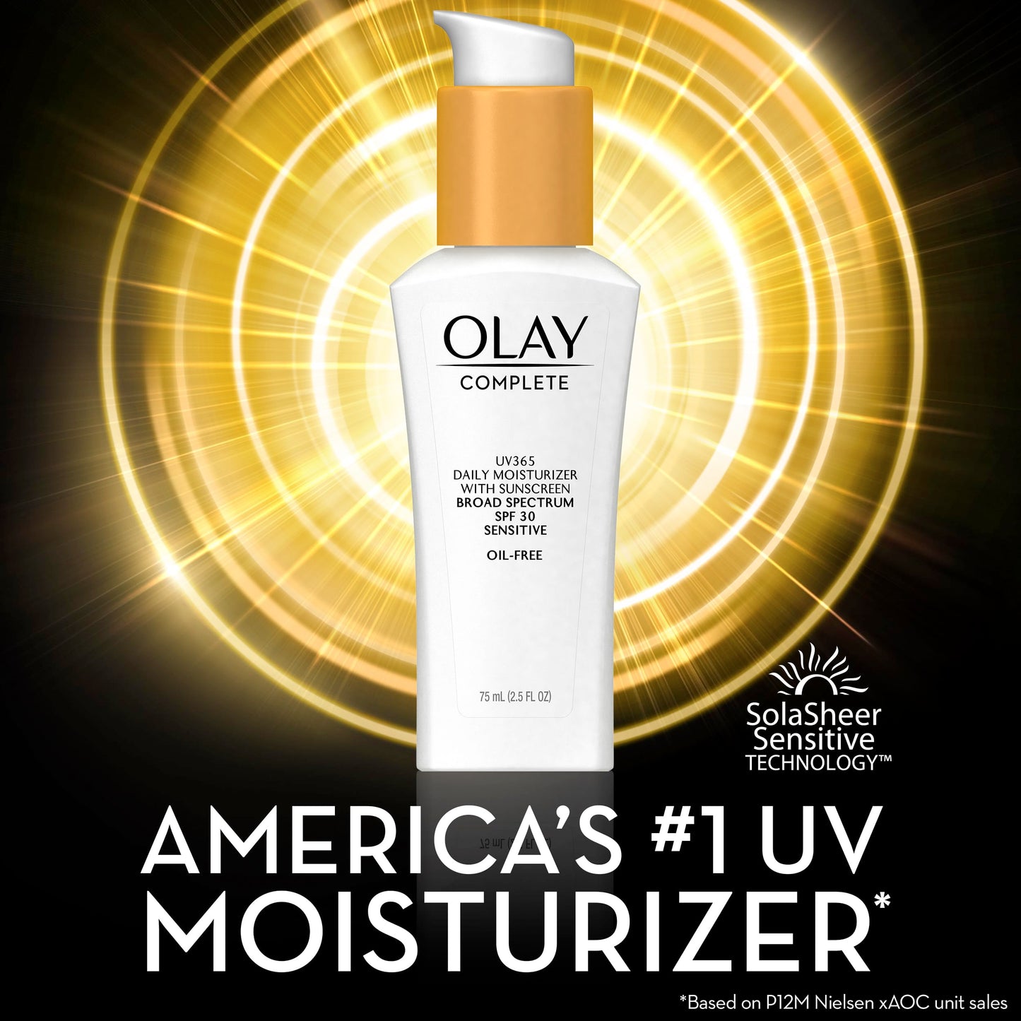 OLAY Complete 30 Defense Daily UV Moisturizer, SPF 30, Sensitive Skin 2.50 oz (Pack of 3) Beauty & Personal Care Olay