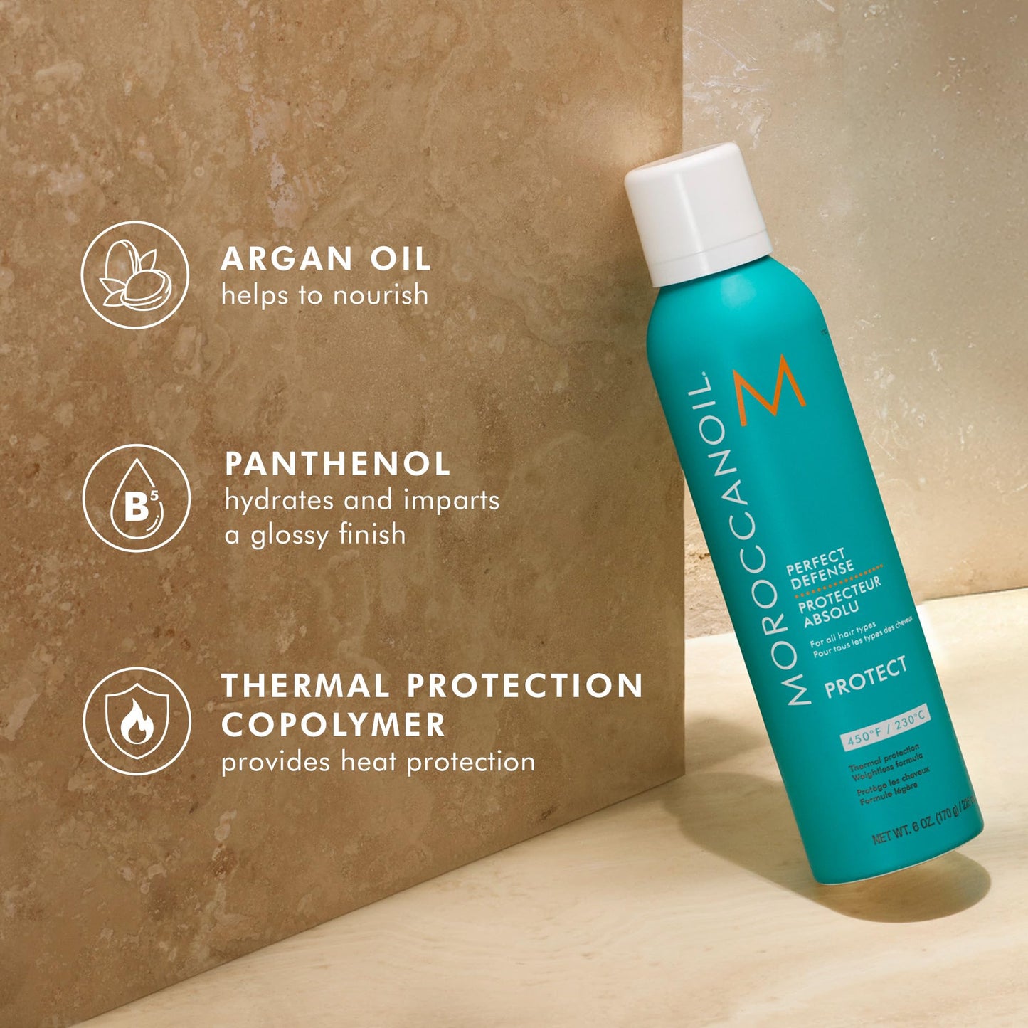 Moroccanoil Perfect Defense Heat Protectant, 6 Fl. Oz. Beauty and Personal Care Moroccanoil