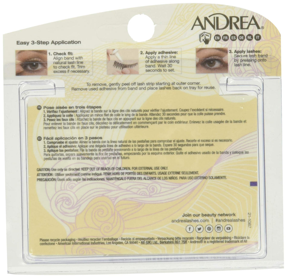 Andrea Two of a Kind Eyelashes, # 21 Beauty & Personal Care ANDREA