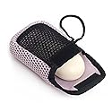 MainBasics Exfoliating Bar Soap Pouch Dual-Sided Body Scrubber - Fits Standard Size Soap Bars, Pink Beauty & Personal Care MainBasics