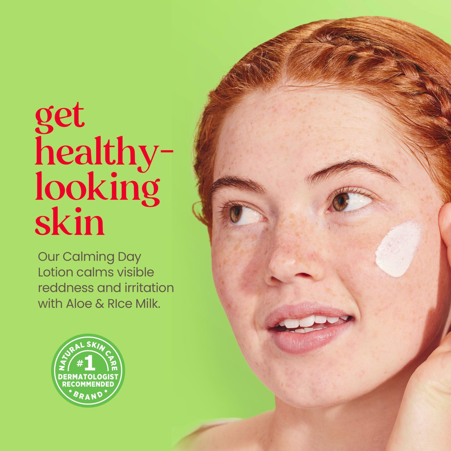 Burt's Bees Calming Day Face Lotion With Aloe and Rice Milk, Soothing Face Lotion for Sensitive Skin, 98.9 Percent Natural Origin Skin Care, 1.8 oz Beauty & Personal Care Burt's Bees