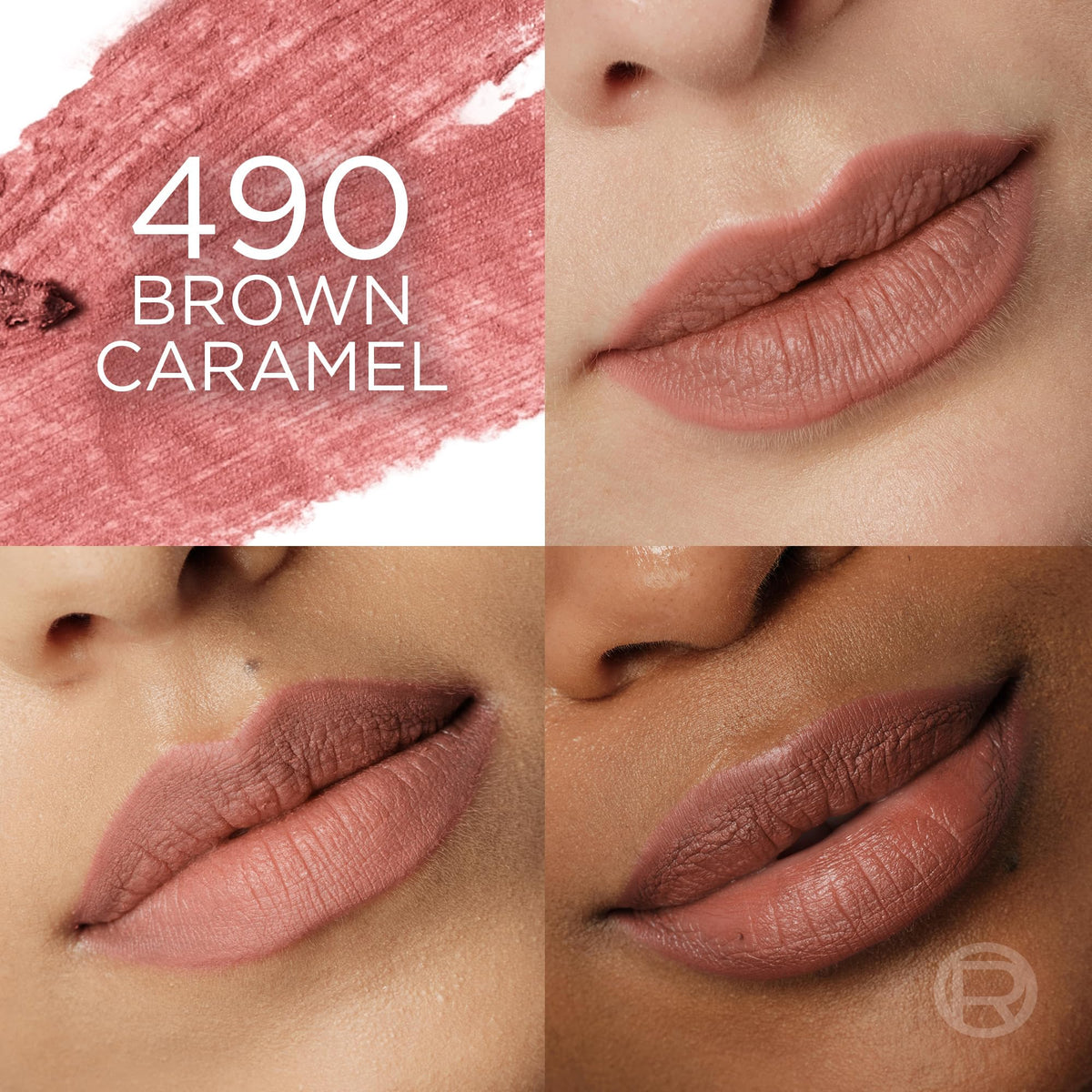 L'Oreal Paris Blurfiller Lip Liner, Lightweight, Buildable, and Sculpting Lip Pencil, Line, Define, and Contour for Fuller-Looking Lips, Brown