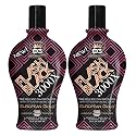 Set of 2: European Gold Flash Black 3000X Indoor Tanning Lotion with Time-Release DHA Bronzers, 12 oz Beauty & Personal Care European Gold
