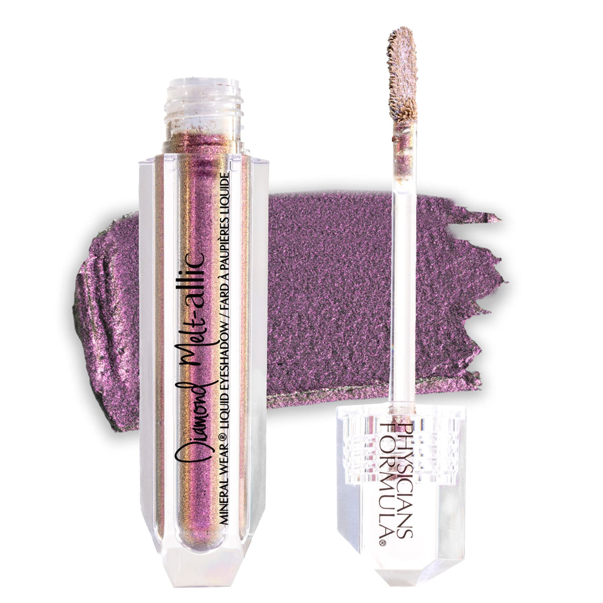 Cream Eyeshadow BY Physicians Formula Mineral Wear Diamond Metallic Eye Makeup Precious Purple Beauty & Personal Care Physicians Formula