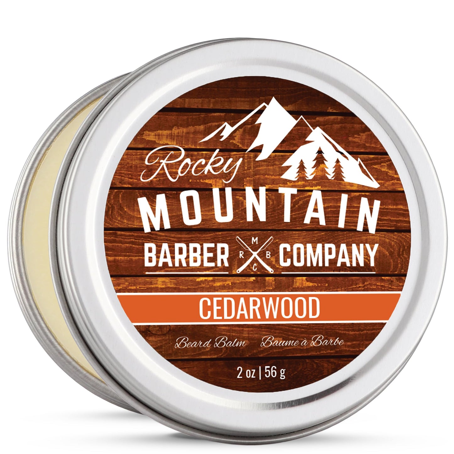 Beard Balm - Rocky Mountain Barber - 100% Natural - Premium Wax Blend with Cedarwood Scent, Nutrient Rich Bees Wax, Jojoba, Tea Tree, Coconut Oil Beauty & Personal Care Rocky Mountain Barber Company