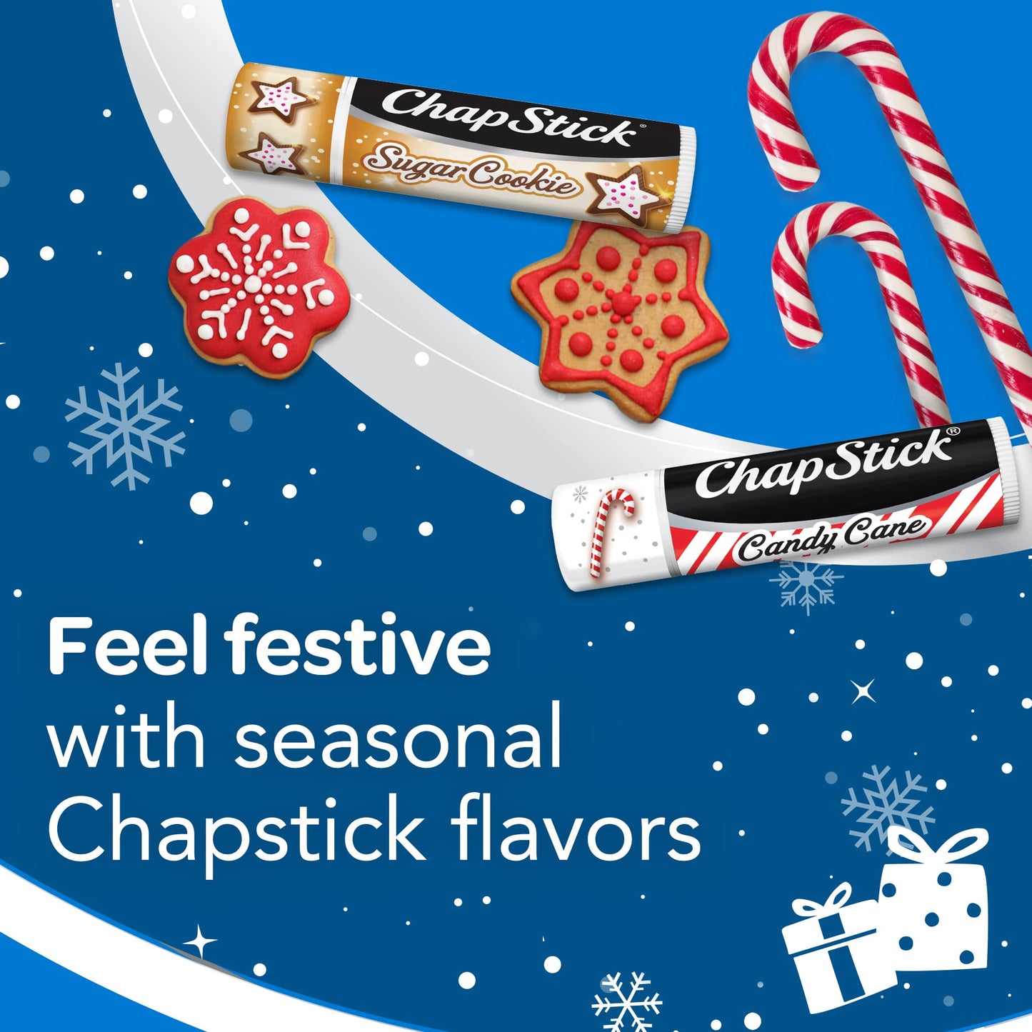 ChapStick Let’s Celebrate Holiday Lip Balm Gift Card Holder - 0.15 Oz (Pack of 2) Beauty & Personal Care ChapStick