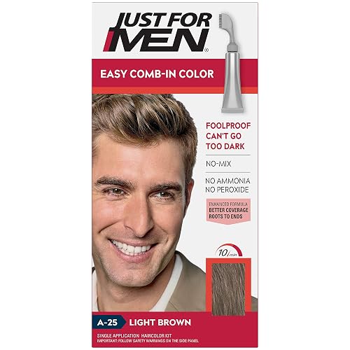 Just For Men Lgt Brwn Aut Size 12z Just For Men Lgt Brwn Auto Stp 12z Beauty & Personal Care Just for Men