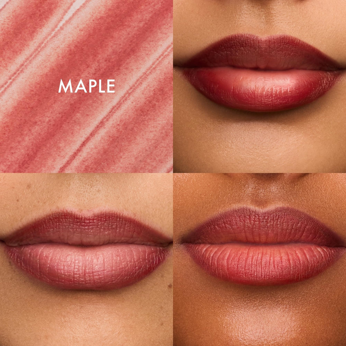 Summer Fridays Flushed Lip Stain Liner, 12hr Wear & Transfer-Proof, Maple