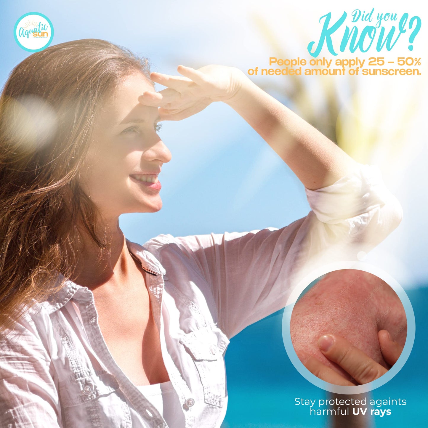 UV Stickers for Sunscreen Reapplication to Avoid Burns - Sunscreen Reminder Stickers You Can Wear All Day - Sweat & Waterproof UV Activated Sunscreen Beauty & Personal Care Aquatic Sun