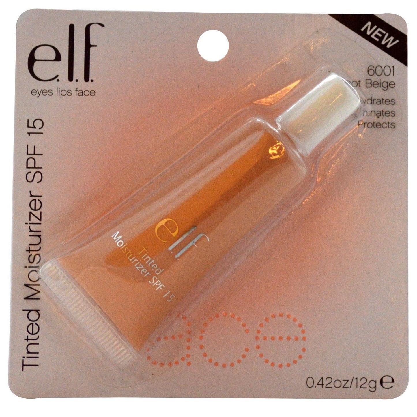 E.L.F. Cosmetics, Tinted Moisturizer, SPF 15, Apricot Beige, 0.42 oz (12 g) by e.l.f. Cosmetics Beauty & Personal Care e.l.f.