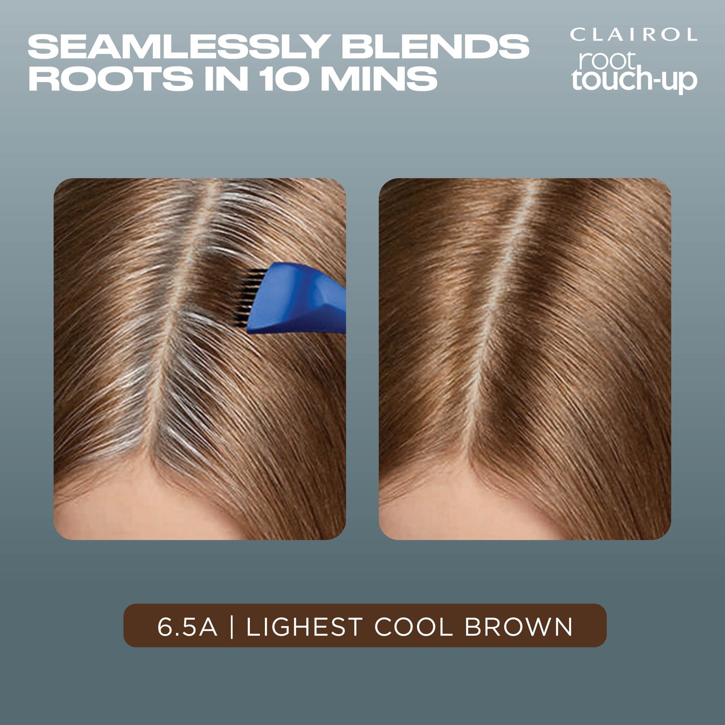 Clairol Root Touch-Up by Nice'n Easy Permanent Hair Dye, 6.5A Lightest Cool Brown Hair Color | 100% Gray Coverage | Easy Brush Application | Matches Beauty & Personal Care Clairol