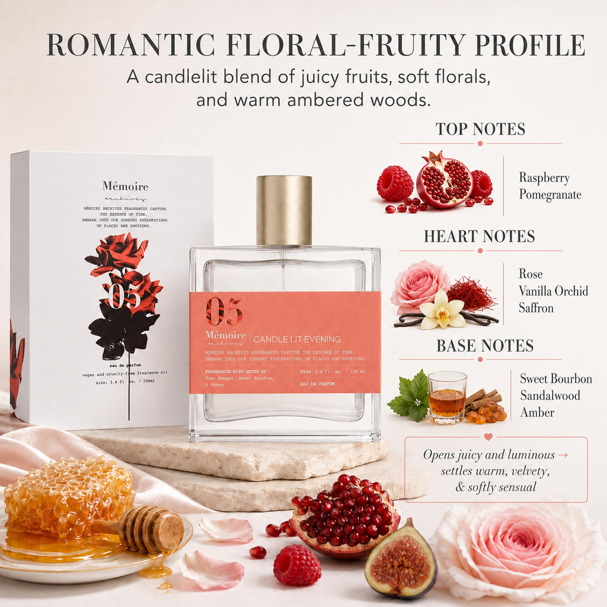 Candle Lit Evening 3.4 fl oz. Eau de Parfum by Memoire Archives