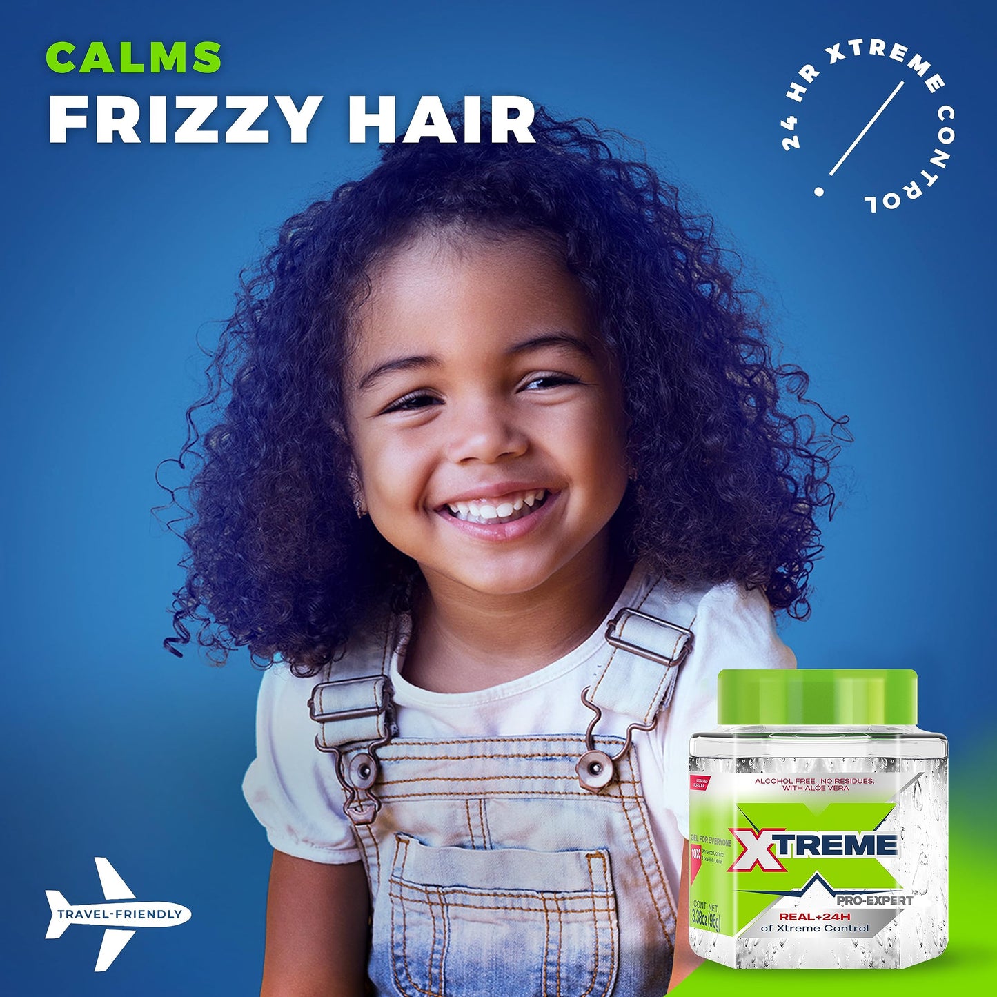 Xtreme Pro-Expert Clear Styling Hair Gel, Alcohol Free 24-Hours Xtreme Control With Aloe Vera, 8.8 Oz Jar (Pack of 3) Beauty & Personal Care Xtreme