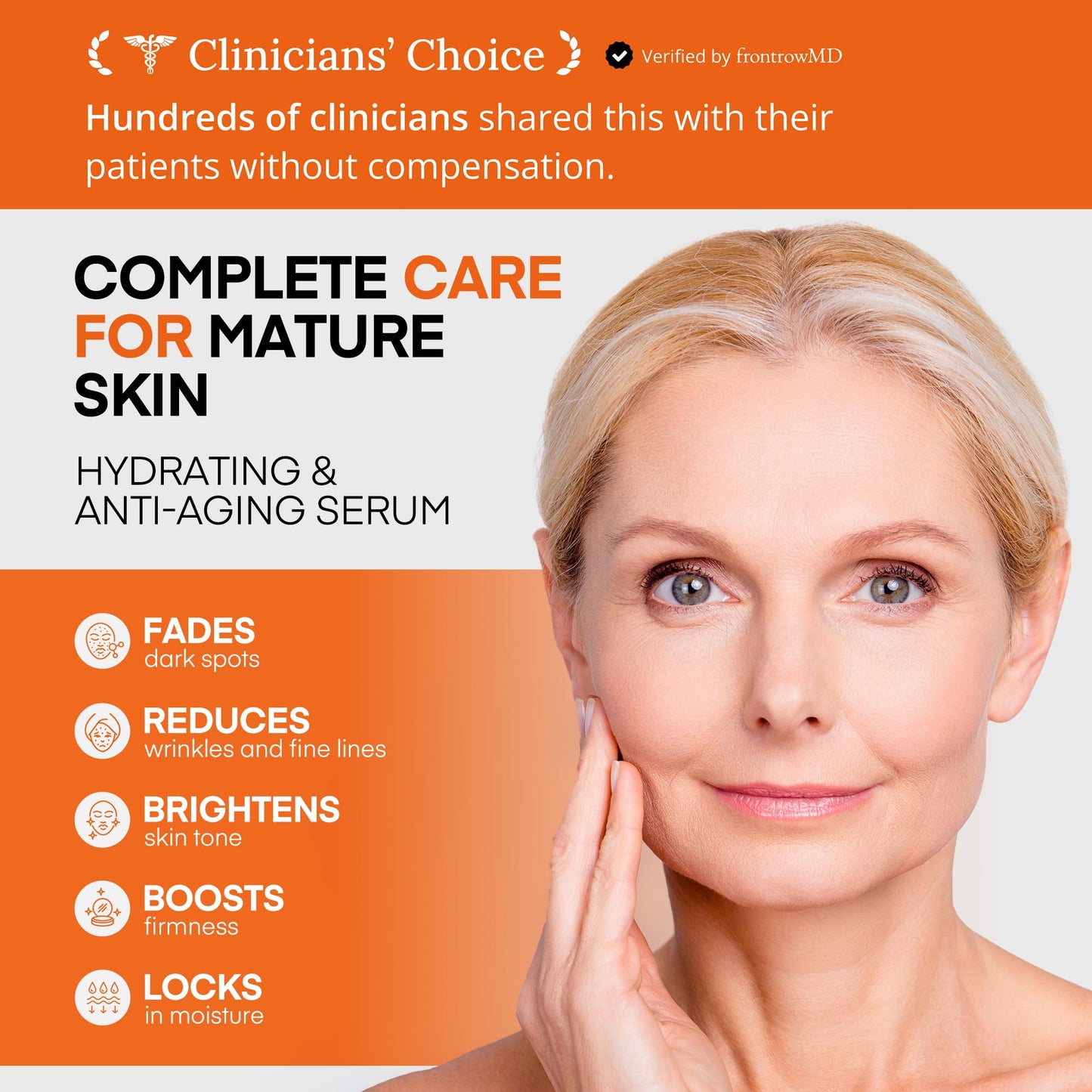 HealthyDerm Super Vitamin C Serum for Women Over 70: Niacinamide, Vitamin C, Hyaluronic Acid, Peptides, Vitamin E, Caffeine, Bakuchiol, Hydrating Beauty & Personal Care HealthyDerm