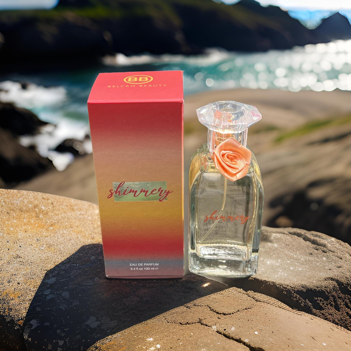 Belcam Beauty SHIMMERY Eau de Parfum for Women 3.4 Fl Oz - Notes: Musk, Orange, Jasmine Beauty & Personal Care Belcam Beauty