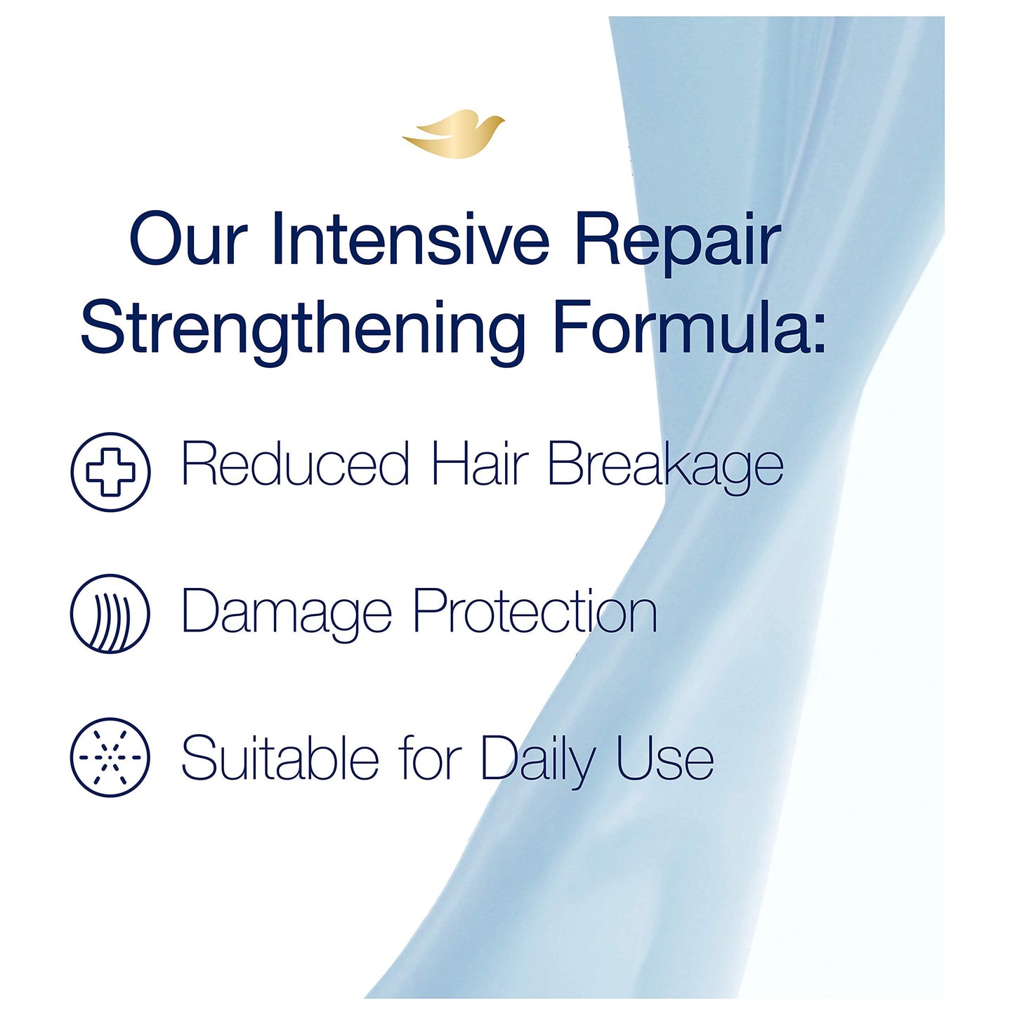 Dove Nutritive Solutions Strengthening Shampoo for Damaged Hair Intensive Repair Dry Hair Shampoo With Keratin Actives 12 oz Beauty & Personal Care Dove