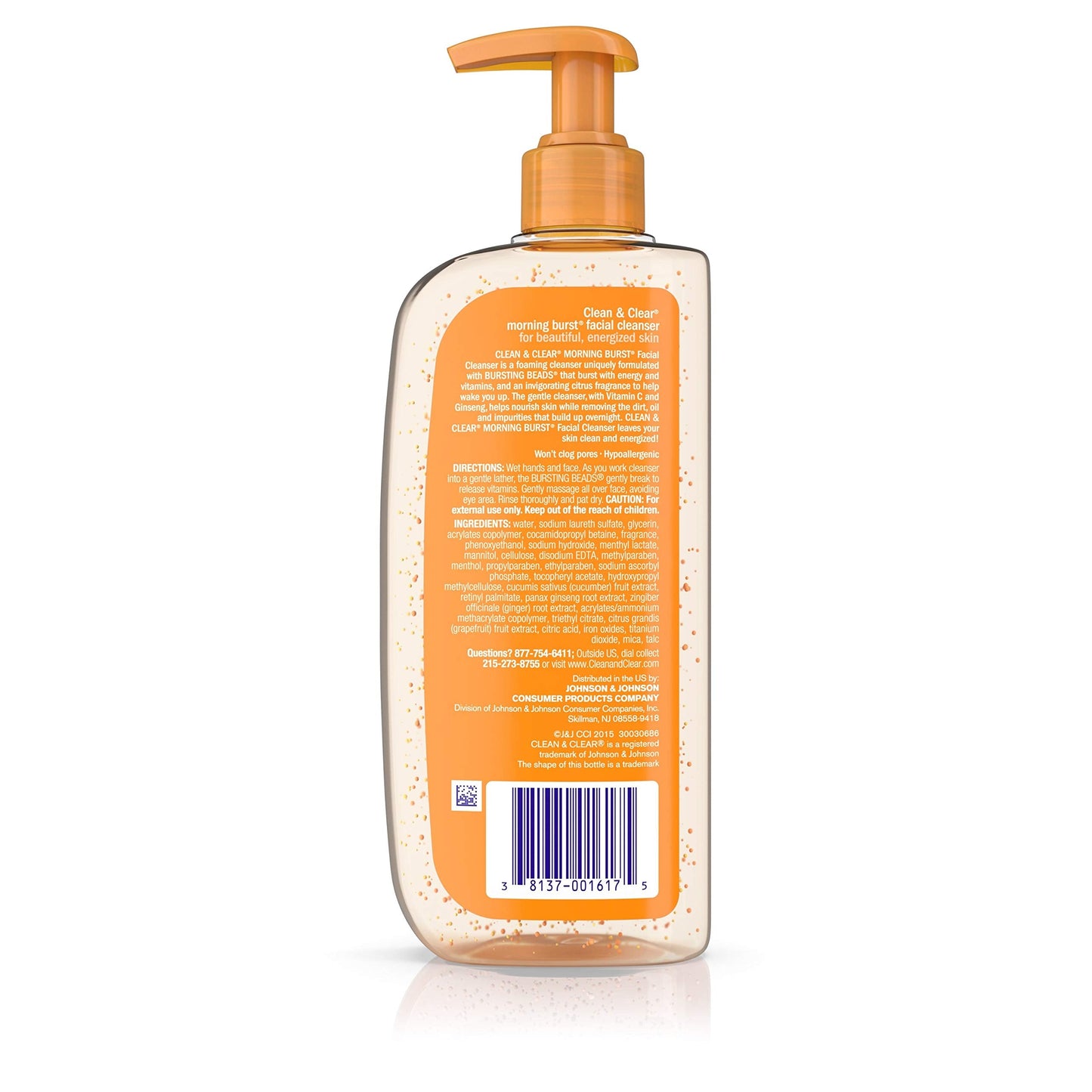 Clean & Clear Morning Burst Facial Cleanser with Bursting Beads (8 fl oz) Beauty & Personal Care Clean & Clear